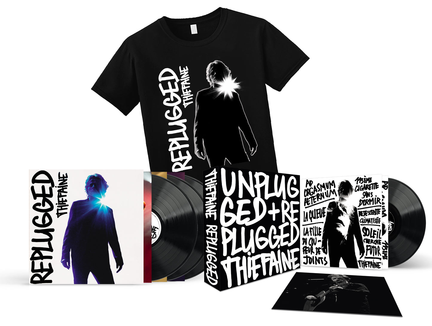 Coffret LP "Unplugged + Replugged" + T-shirt