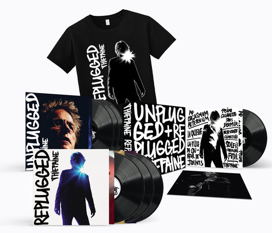 Coffret LP "Unplugged + Replugged" + T-shirt
